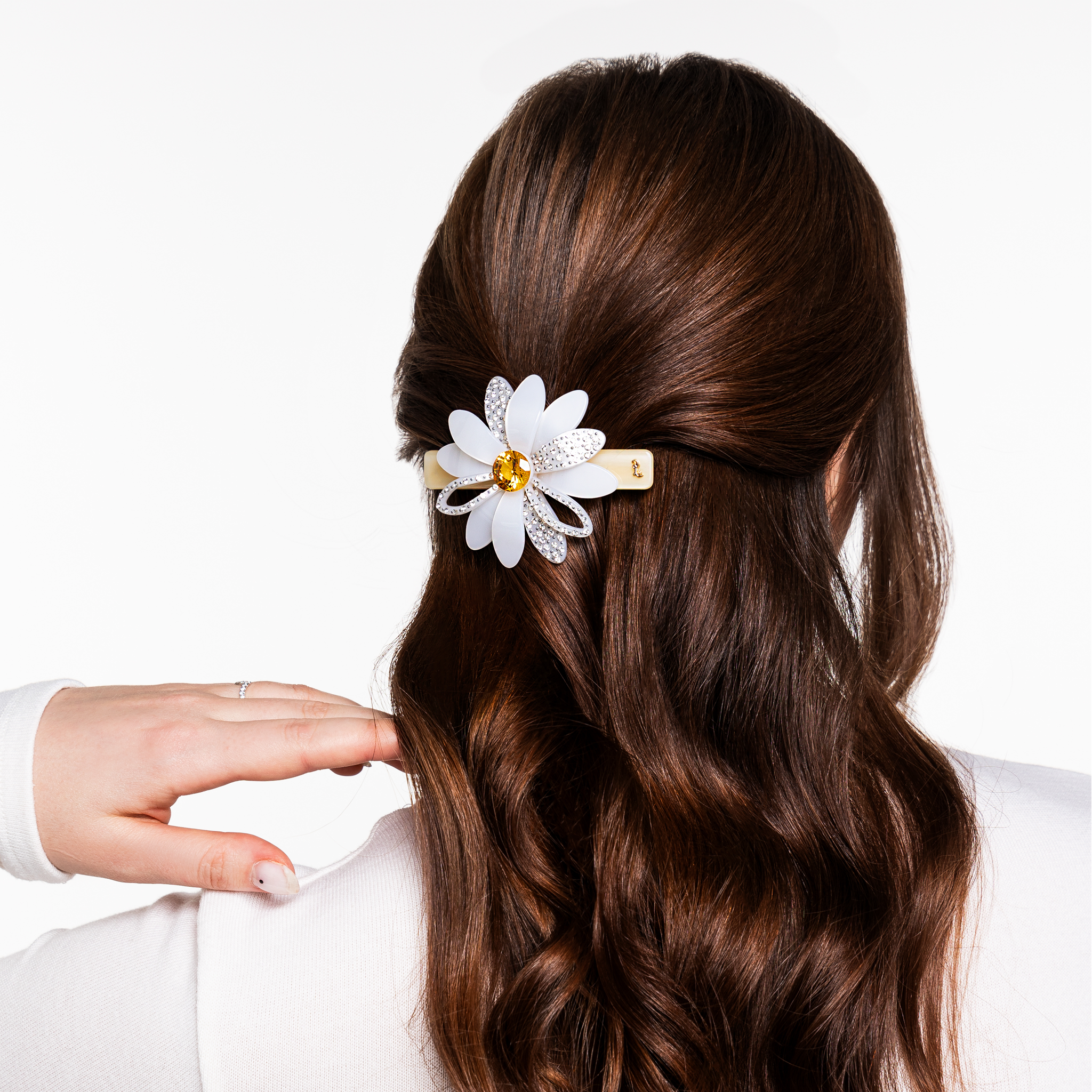 Oxeye Daisy Flower Barrette