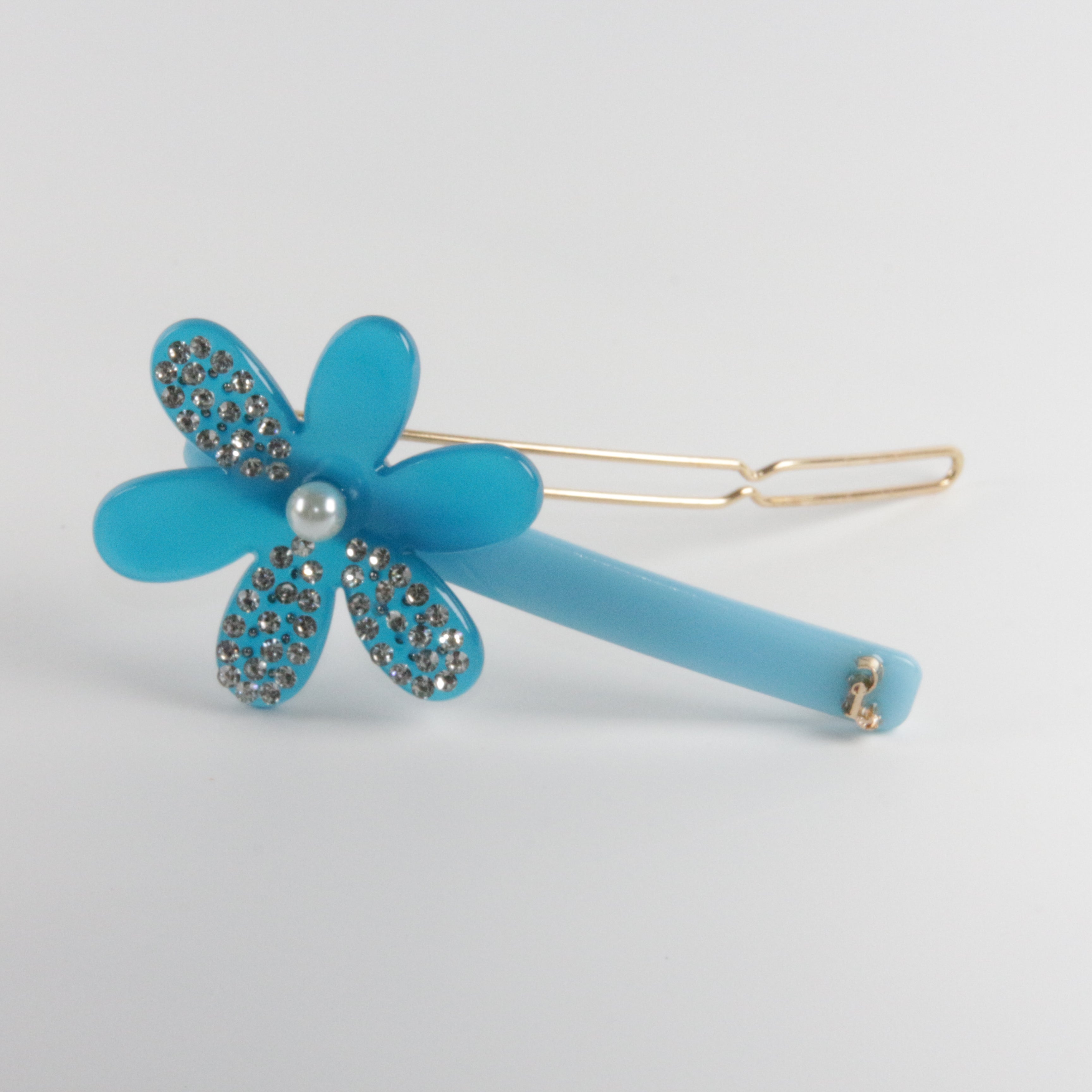 Blue Star Flower Hair Pin