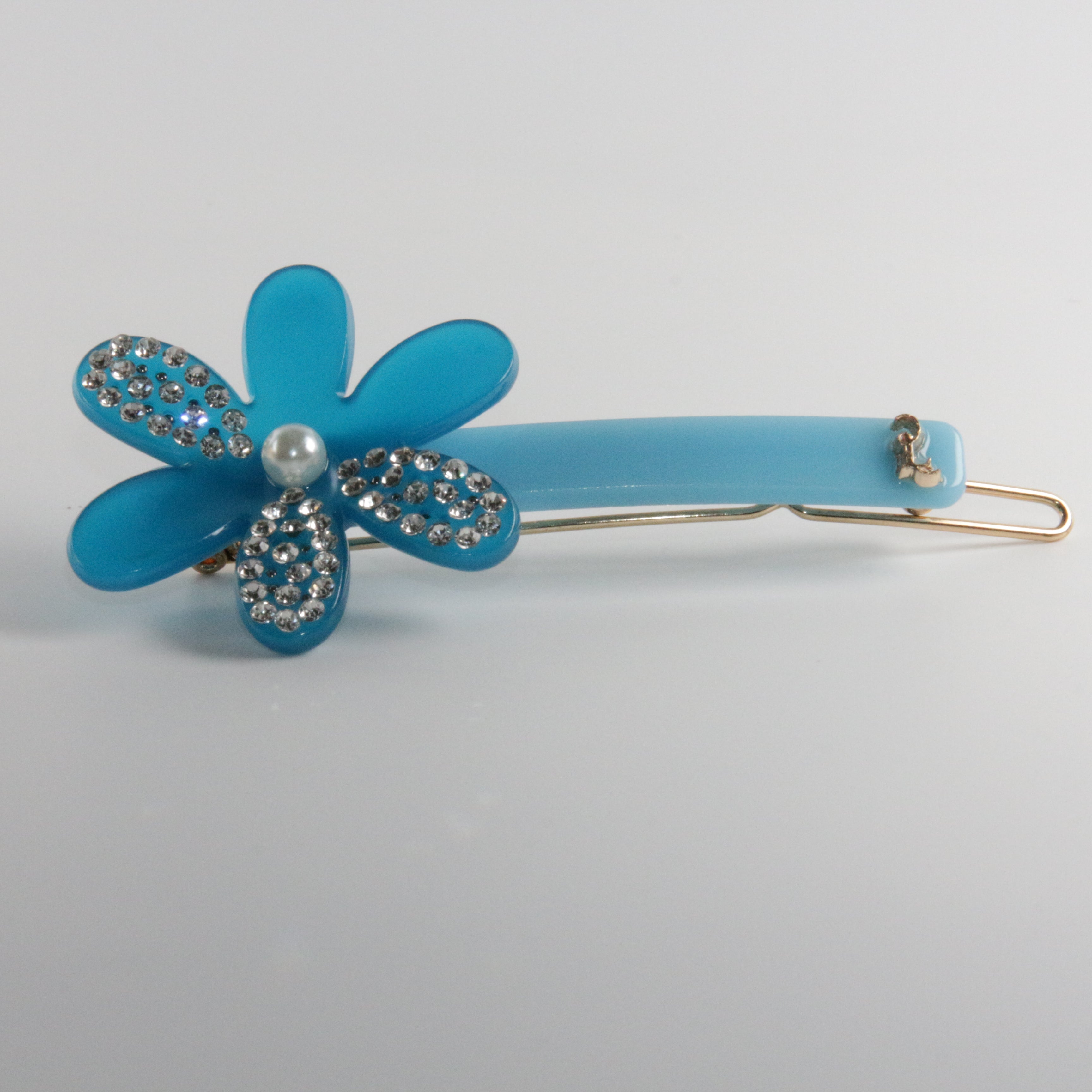 Blue Star Flower Hair Pin