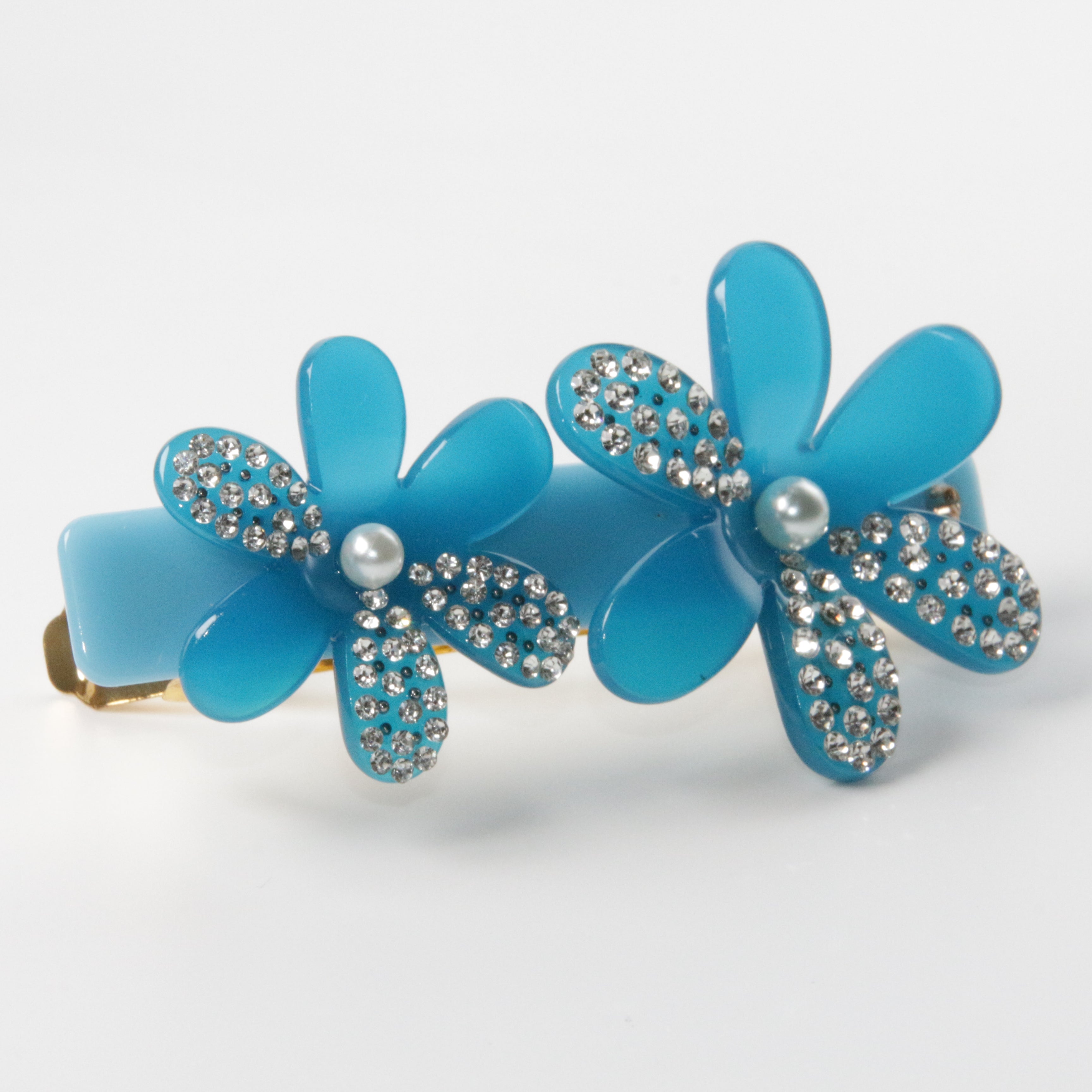 Blue Star Flowers Barrette