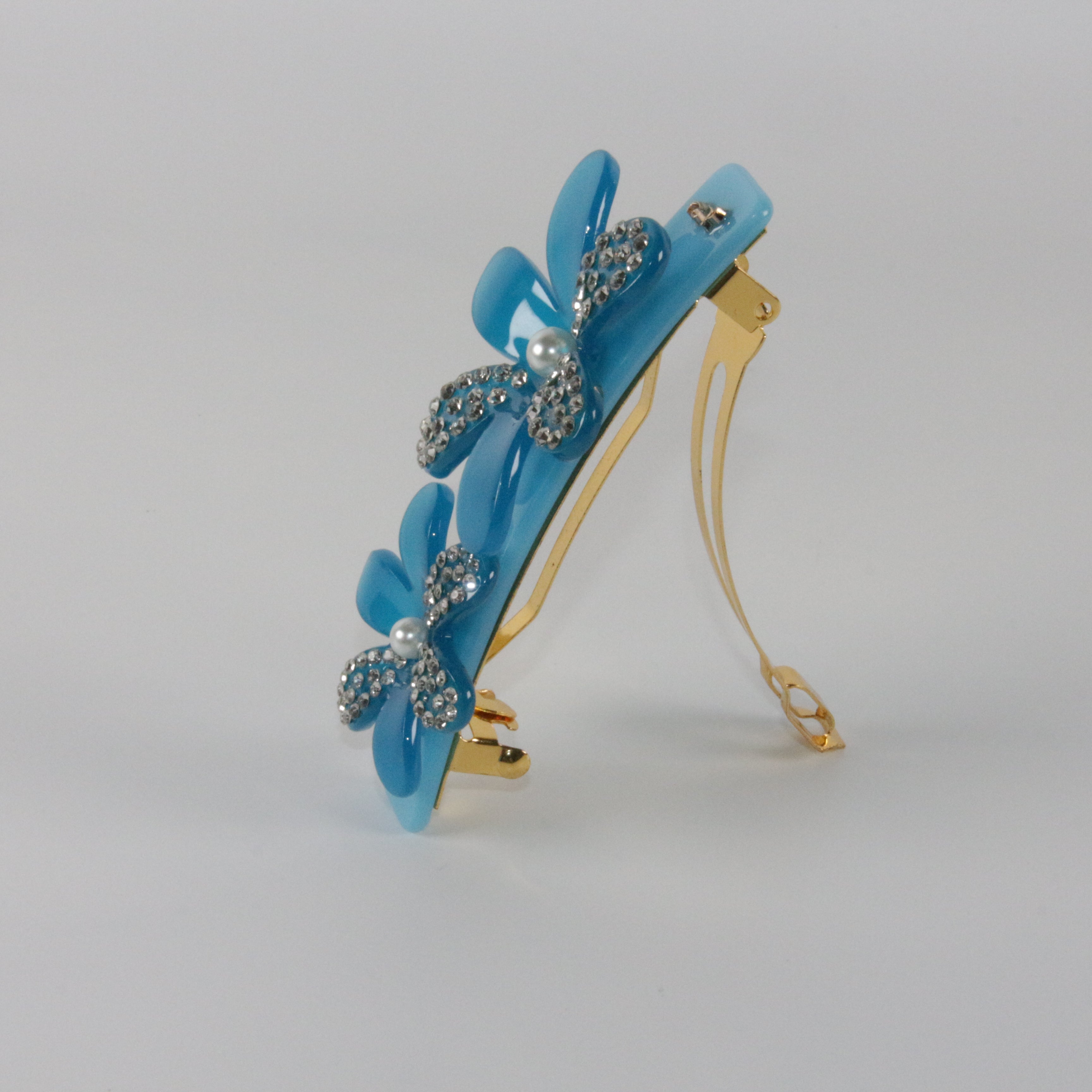 Blue Star Flowers Barrette