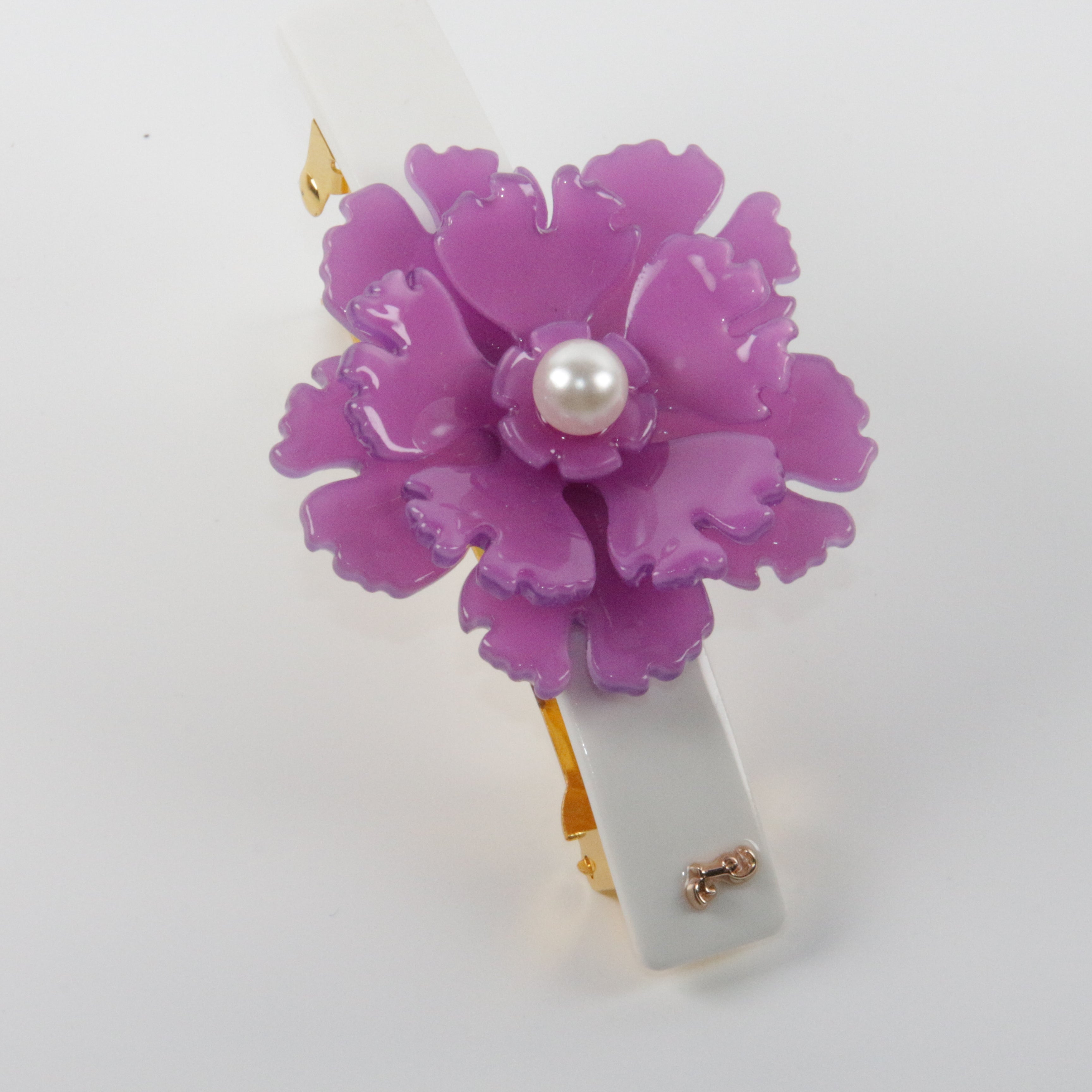 Pansy Flower Barrette