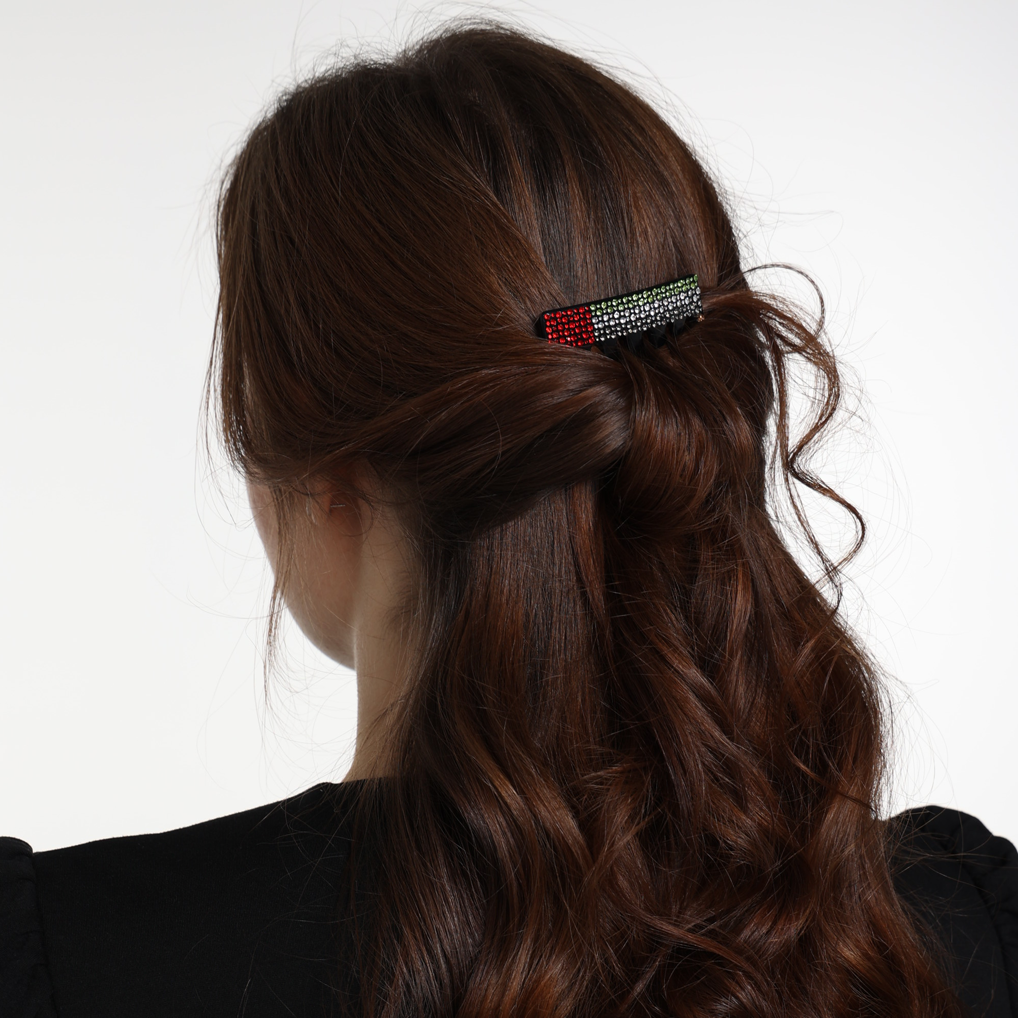 UAE Pride Crystals Hair Comb