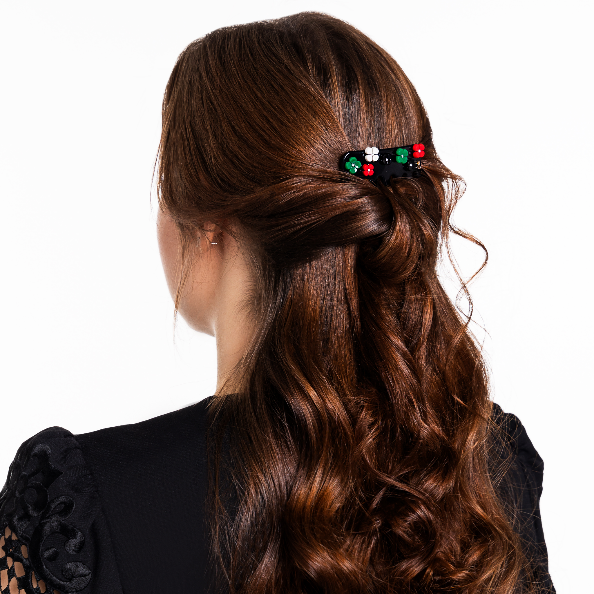 UAE Pride Hair Flowers Comb